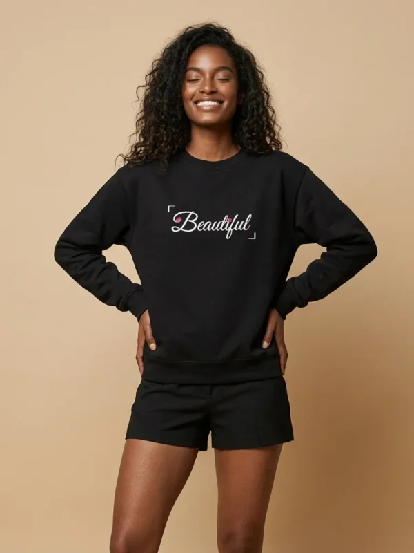 Beautiful Sweatshirt & Crop-sweatshirt