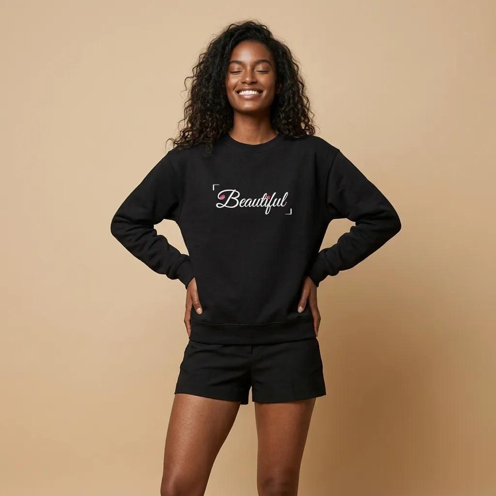 Beautiful Sweatshirt & Crop-sweatshirt