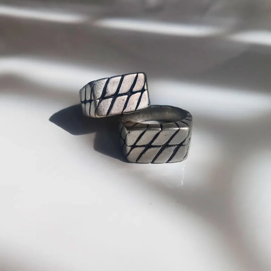 André Stainless Steel Unisex Ring