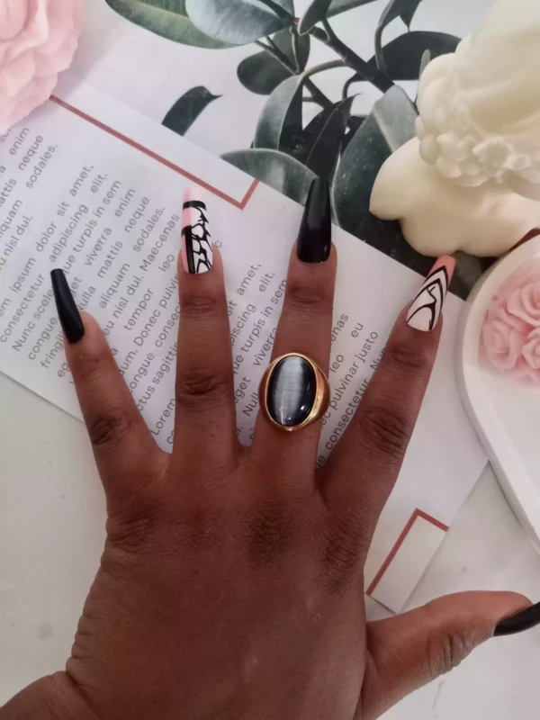 Audrey Stainless Steel Unisex Ring