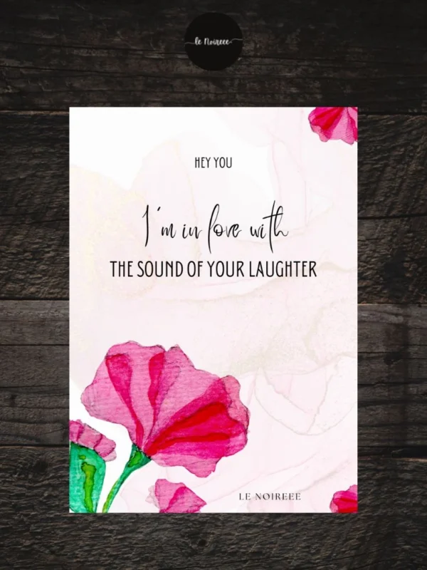 I’m in love with… Greeting card