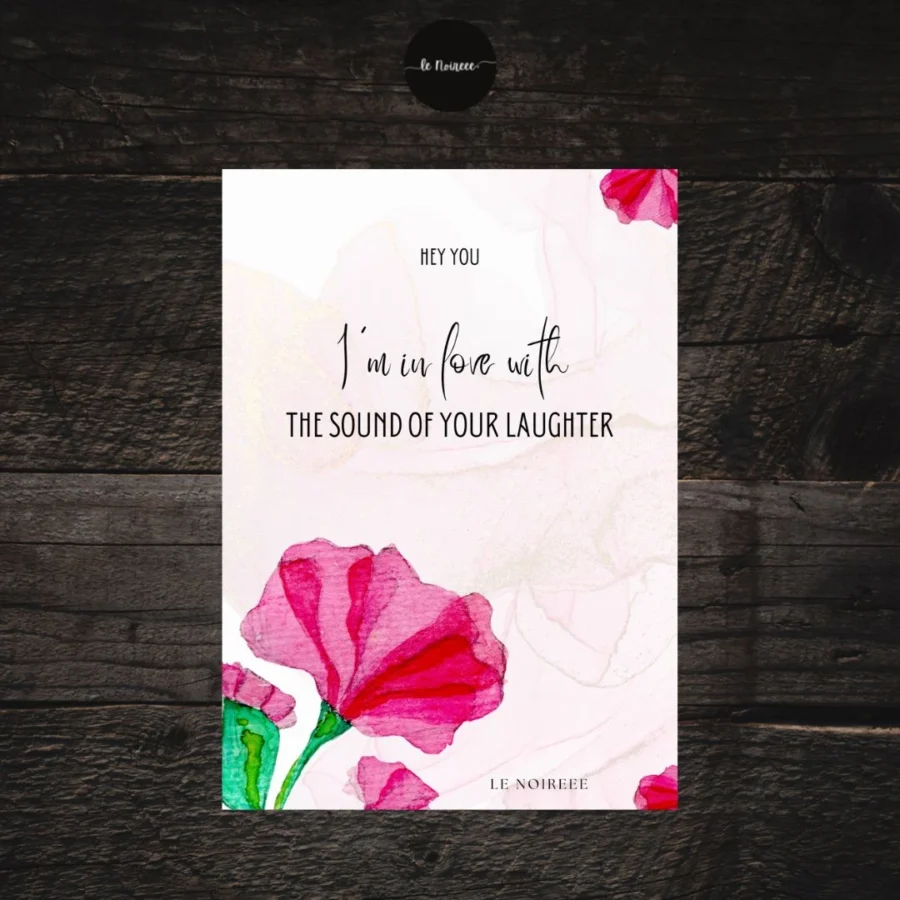 I'm in love with... Greeting card