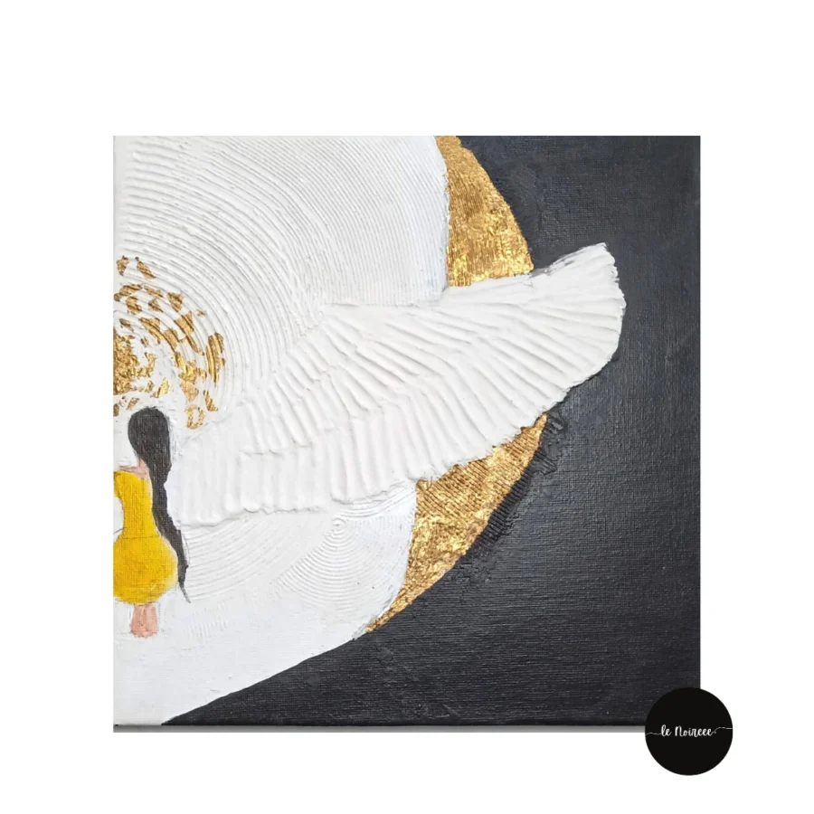 Angels Wings Textured Art [Unframed] - Image 3