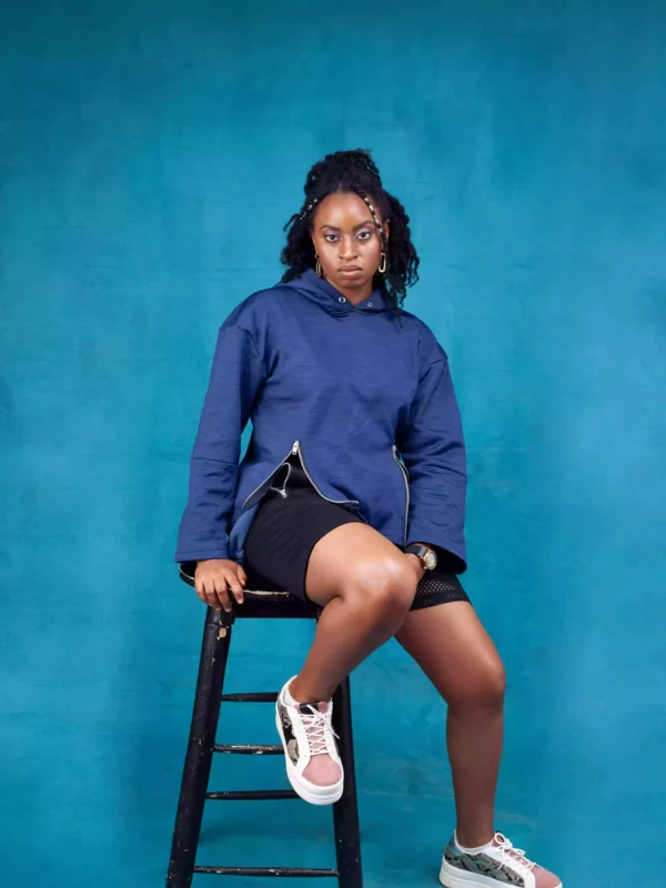 Bleu Hoodie