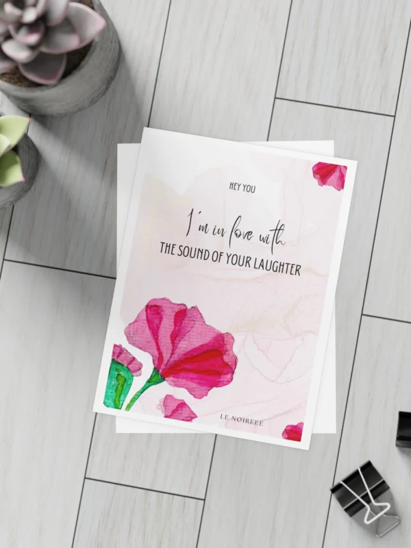 I’m in love with… Greeting card