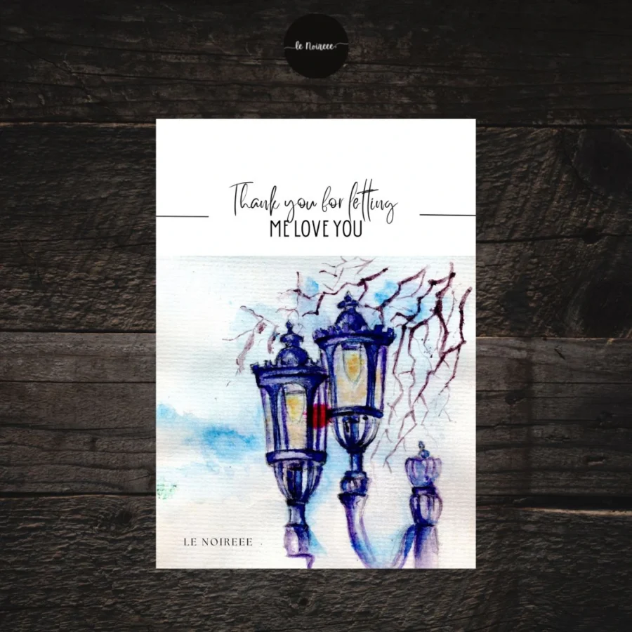 Thanks for letting me.... Greeting card - Image 2