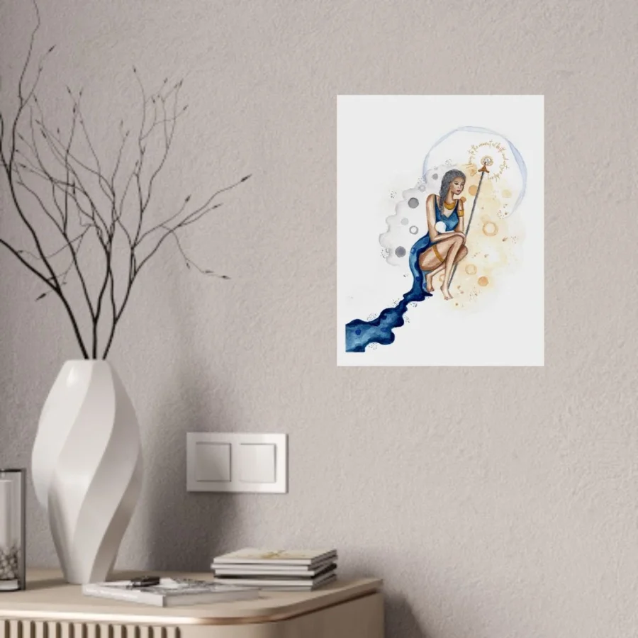 The Mother - Watercolor Painting - Image 2