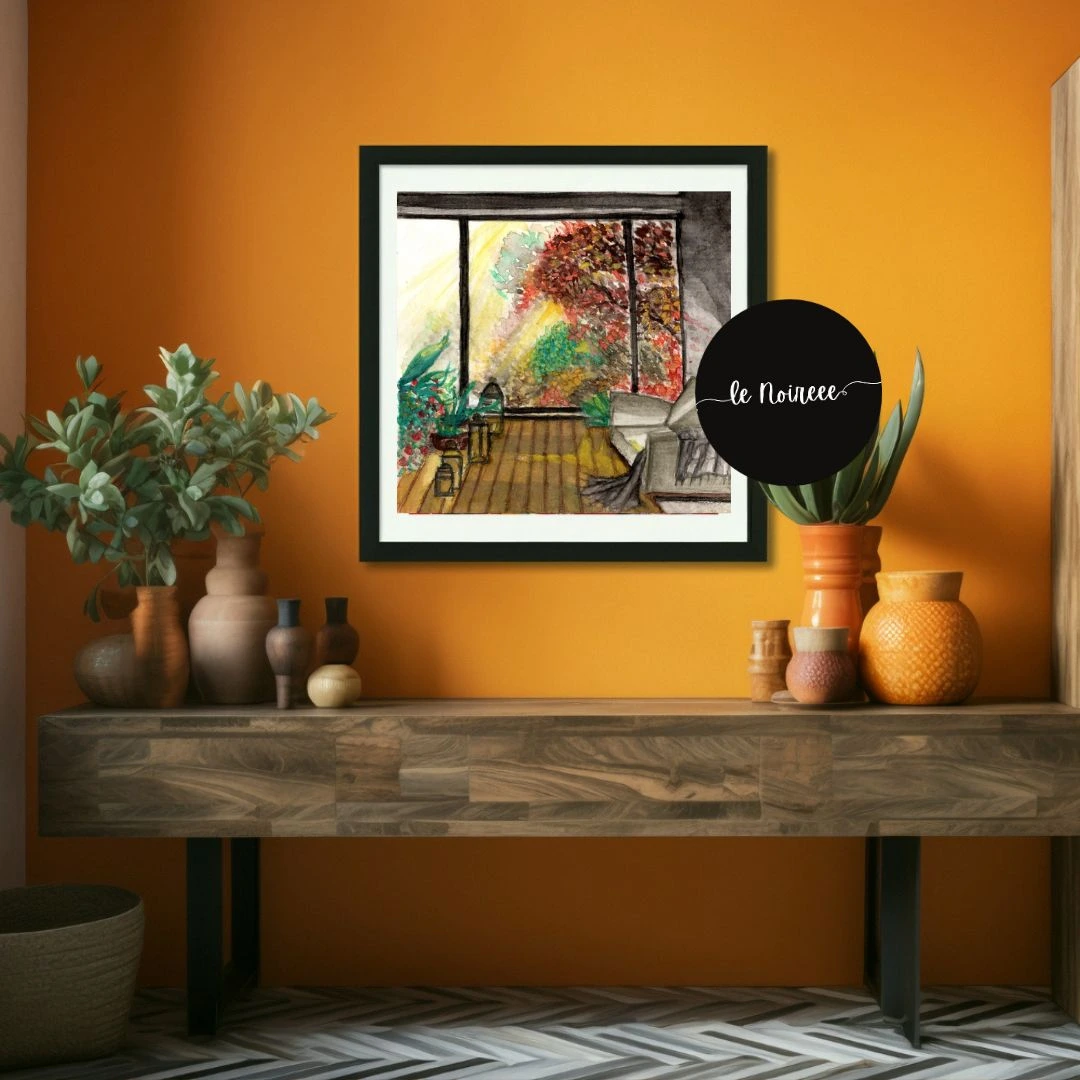 Window Frame- Watercolor Painting - Image 2