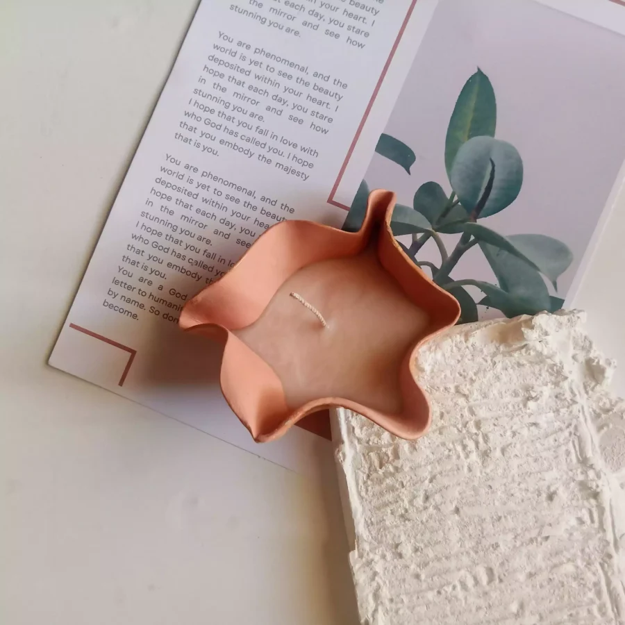 Ambre - Handmade Clay Jar Candle - Image 5