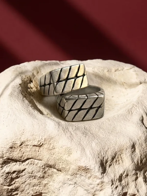 André Stainless Steel Unisex Ring