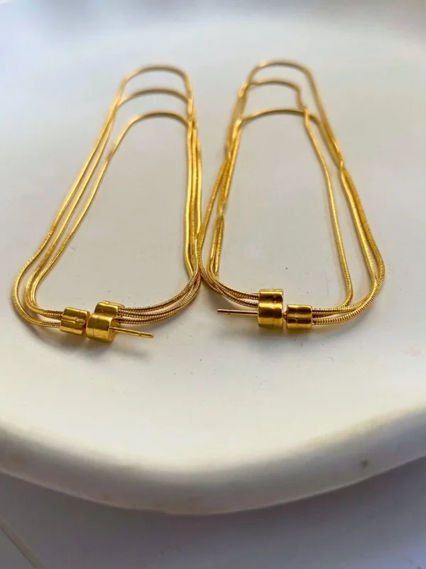 Claire Stainless Steel Earrings