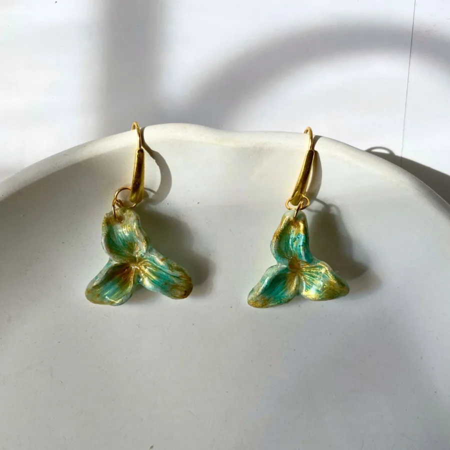 Delphine Clay Earrings - Image 2