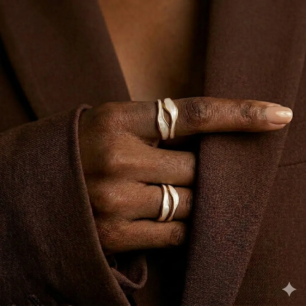 Etienne Stainless Steel Ring - Image 3