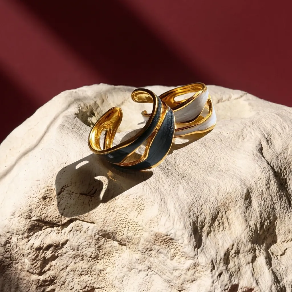 Etienne Stainless Steel Ring - Image 2