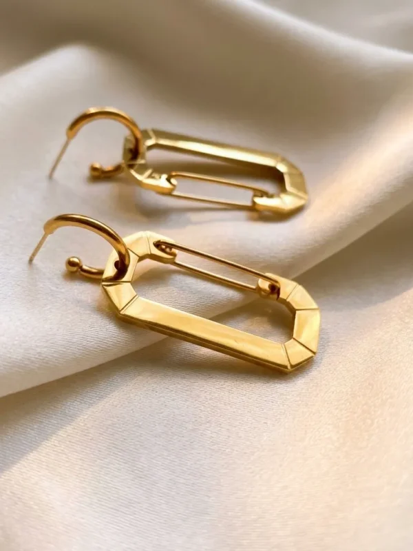 Geometrique Stainless Steel Earrings
