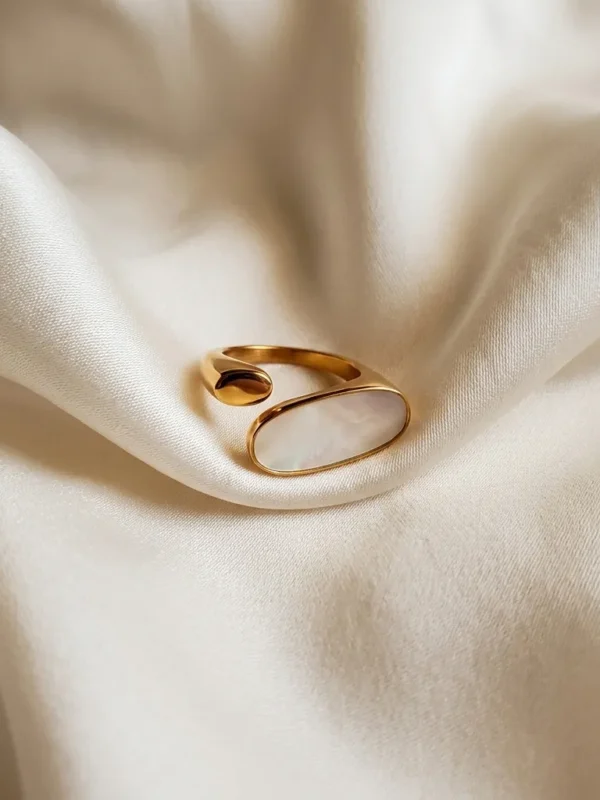 Kissed Stainless Steel Ring