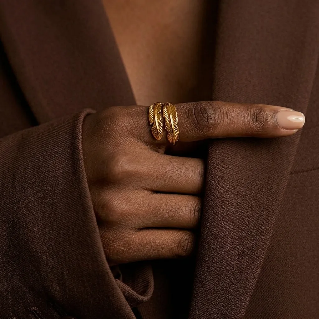 Léna Stainless Steel Ring - Image 2
