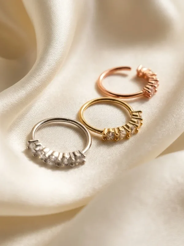 Neena Stainless Steel Non-pierce Nose Ring