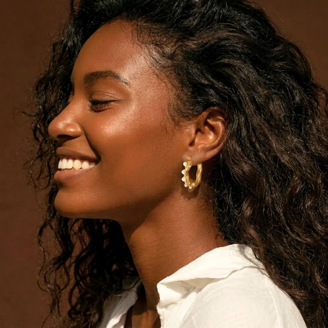 Odette Stainless Steel Earrings - Image 2