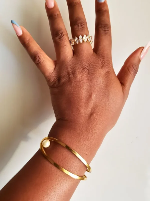 Pearl Stainless Steel Bracelet