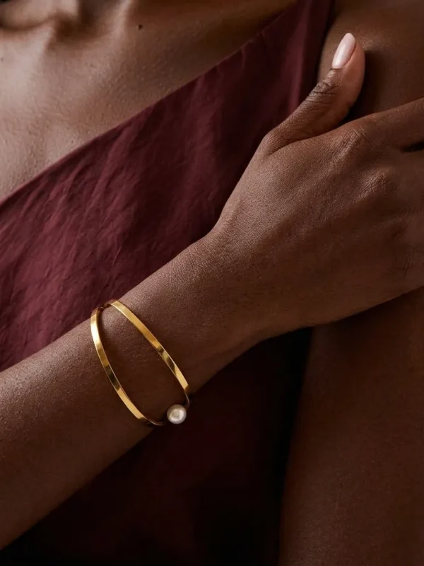 Pearl Stainless Steel Bracelet