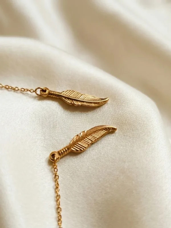 La Plume Stainless Steel Earrings