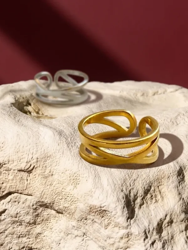 Renée Stainless Steel Ring