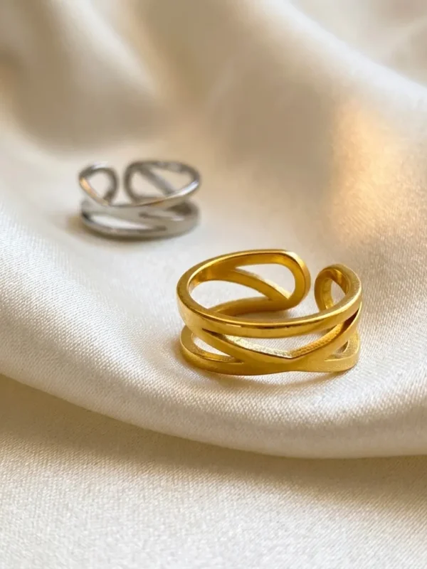 Renée Stainless Steel Ring