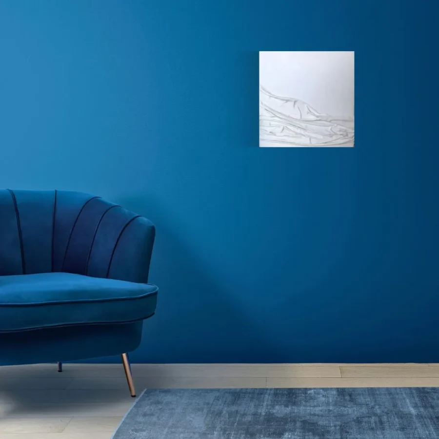 Waves Textured Art [Unframed]