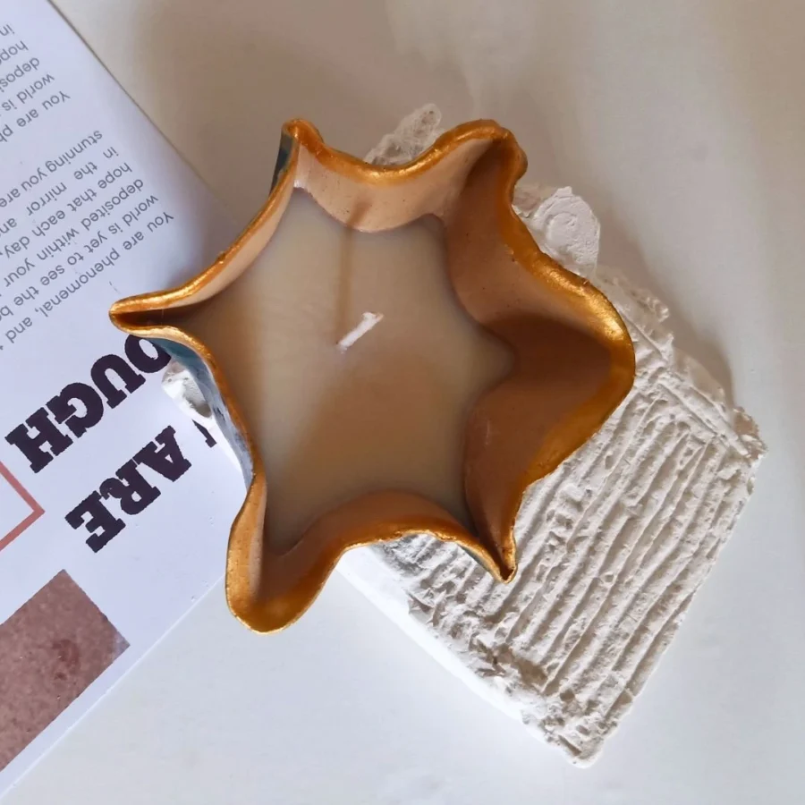 Ambre - Handmade Clay Jar Candle - Image 4