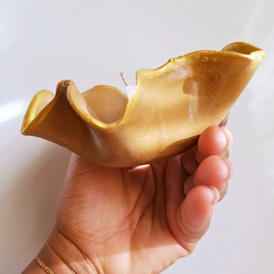Ambre - Handmade Clay Jar Candle - Image 2