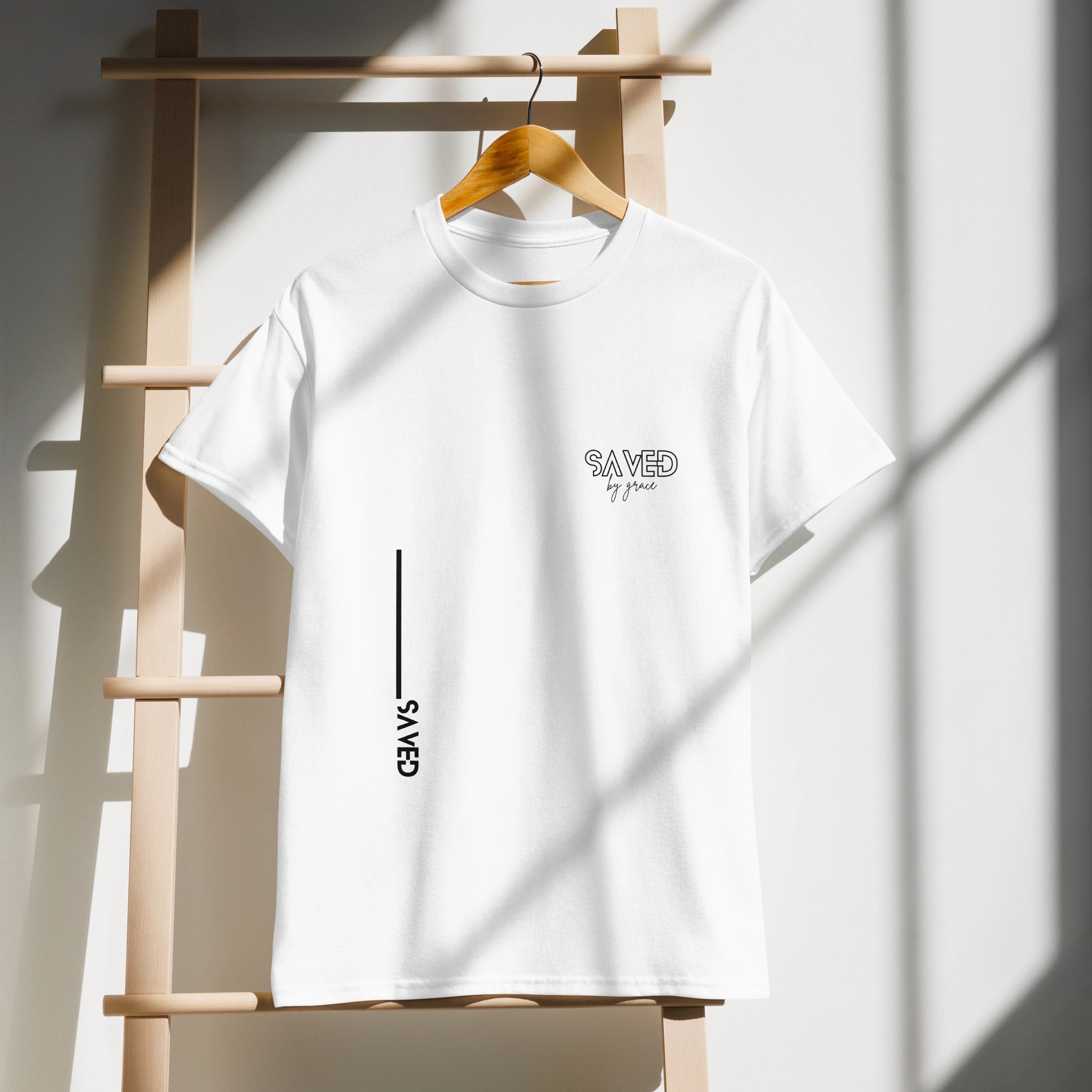 Saved by grace T-shirt - Image 2