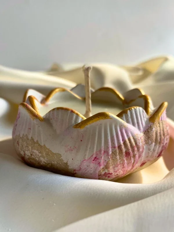 Soy Candle – Lotus Cement Jar