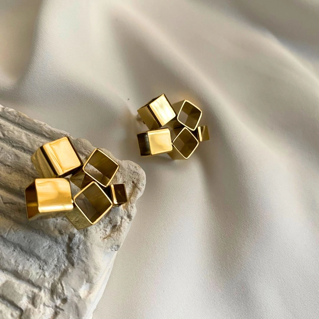 Liora Stainless Steel Earrings - Image 3