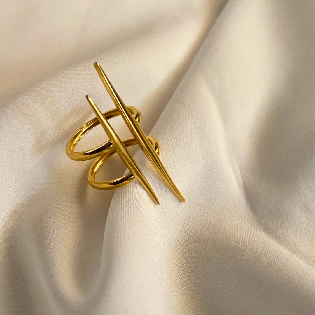 Mirabelle Stainless Steel Ring