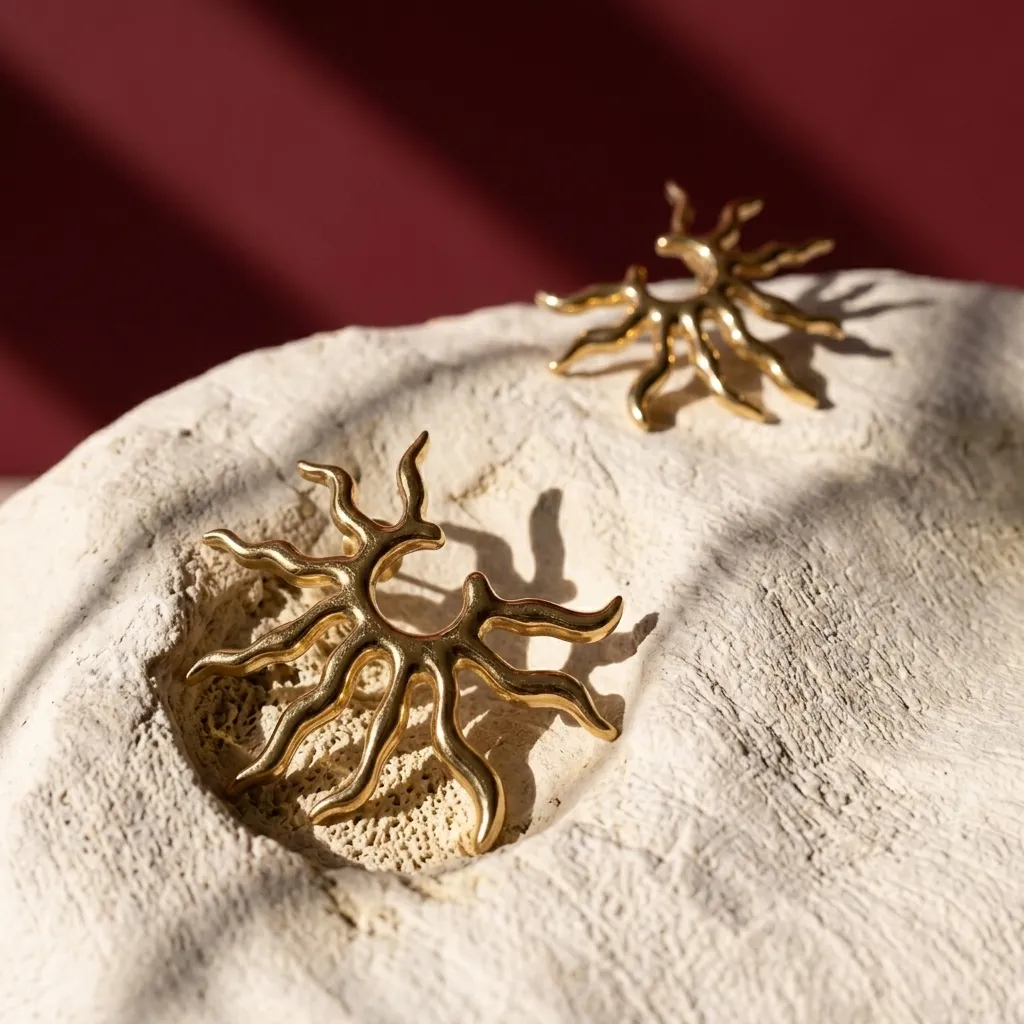 Oriane Stainless Steel Earrings - Image 2