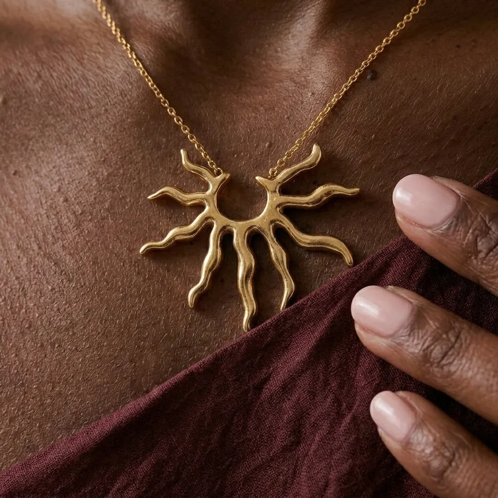 Oriane Stainless Steel Necklace - Image 2