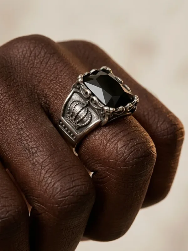 Romain Stainless Steel Ring