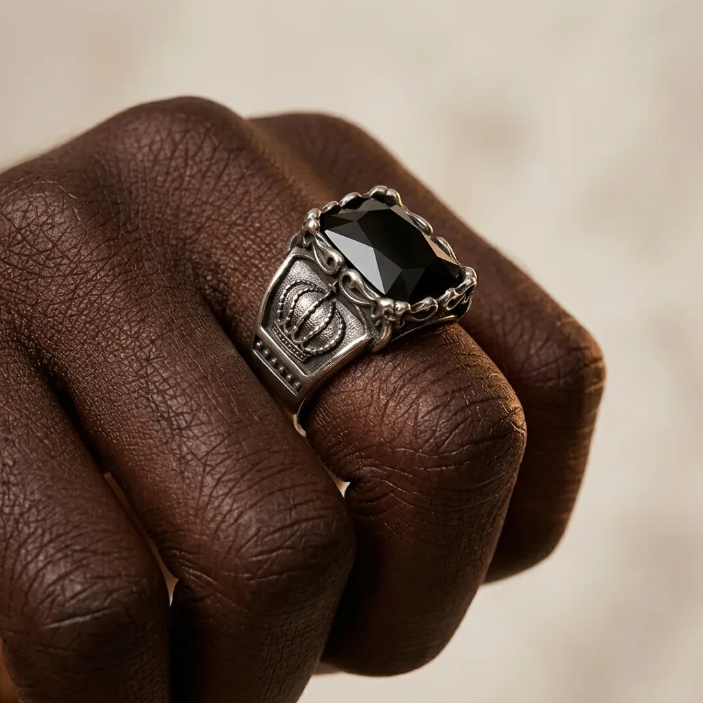 Romain Stainless Steel Ring - Image 2