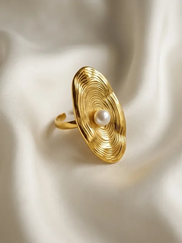 Roselle Stainless Steel Ring
