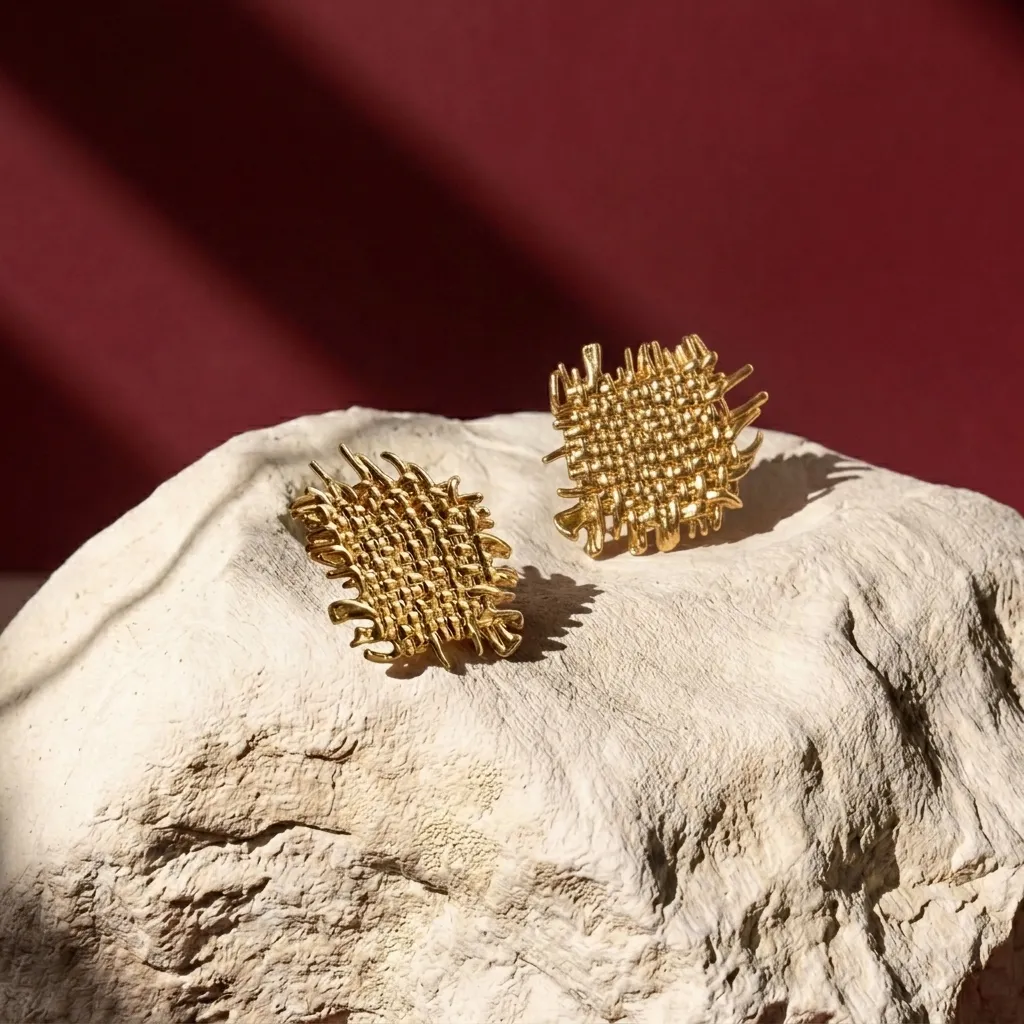 Sabine Stainless Steel Earrings - Image 3