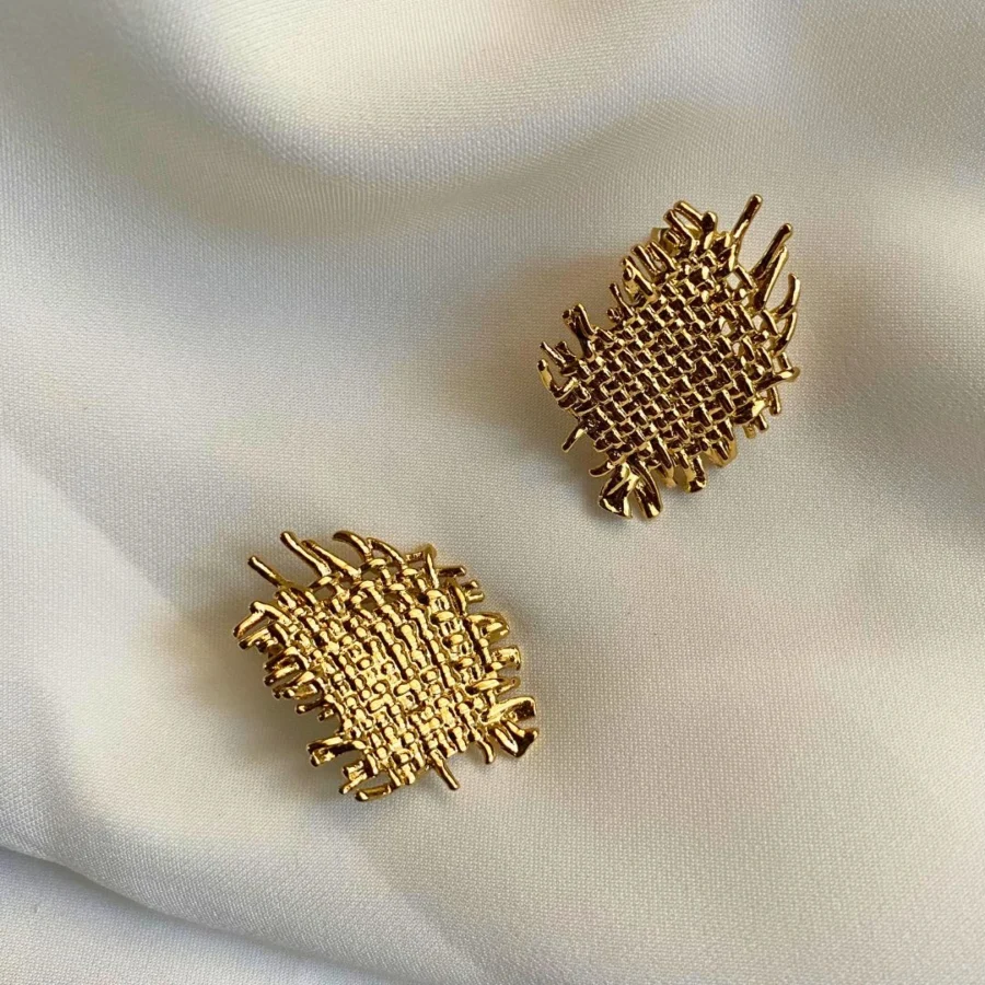 Sabine Stainless Steel Earrings - Image 2