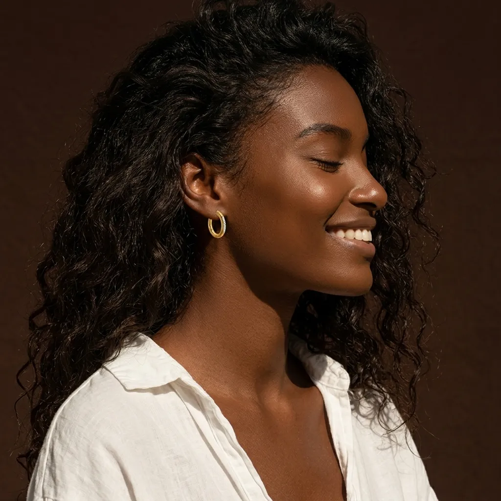 Saphine Stainless Steel Earrings - Image 3