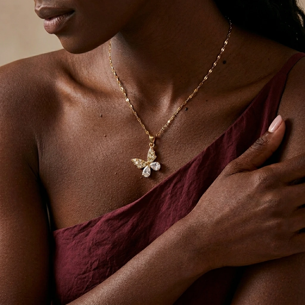 Soline Stainless Steel Necklace - Image 3
