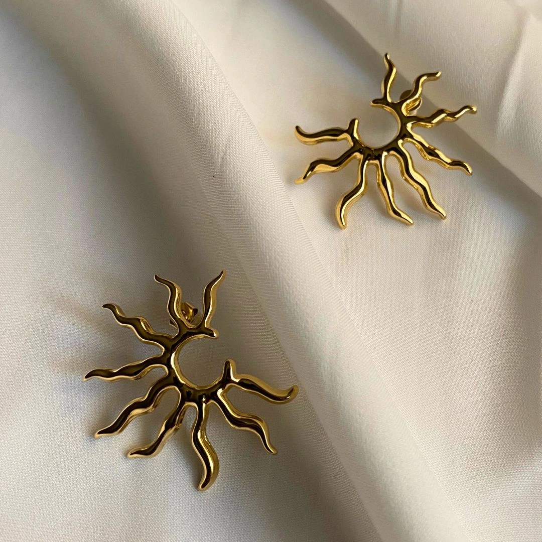 Oriane Stainless Steel Earrings - Image 3