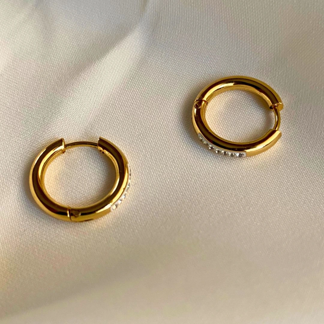 Saphine Stainless Steel Earrings - Image 2