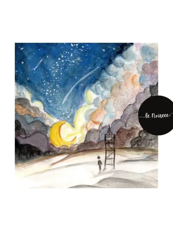 Moonstruck – Watercolor Painting