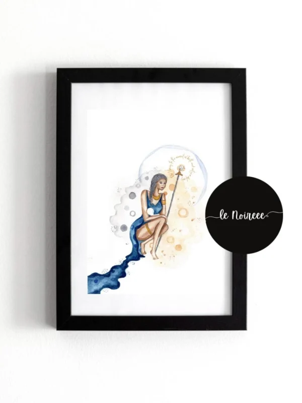 The Mother – Watercolor Painting
