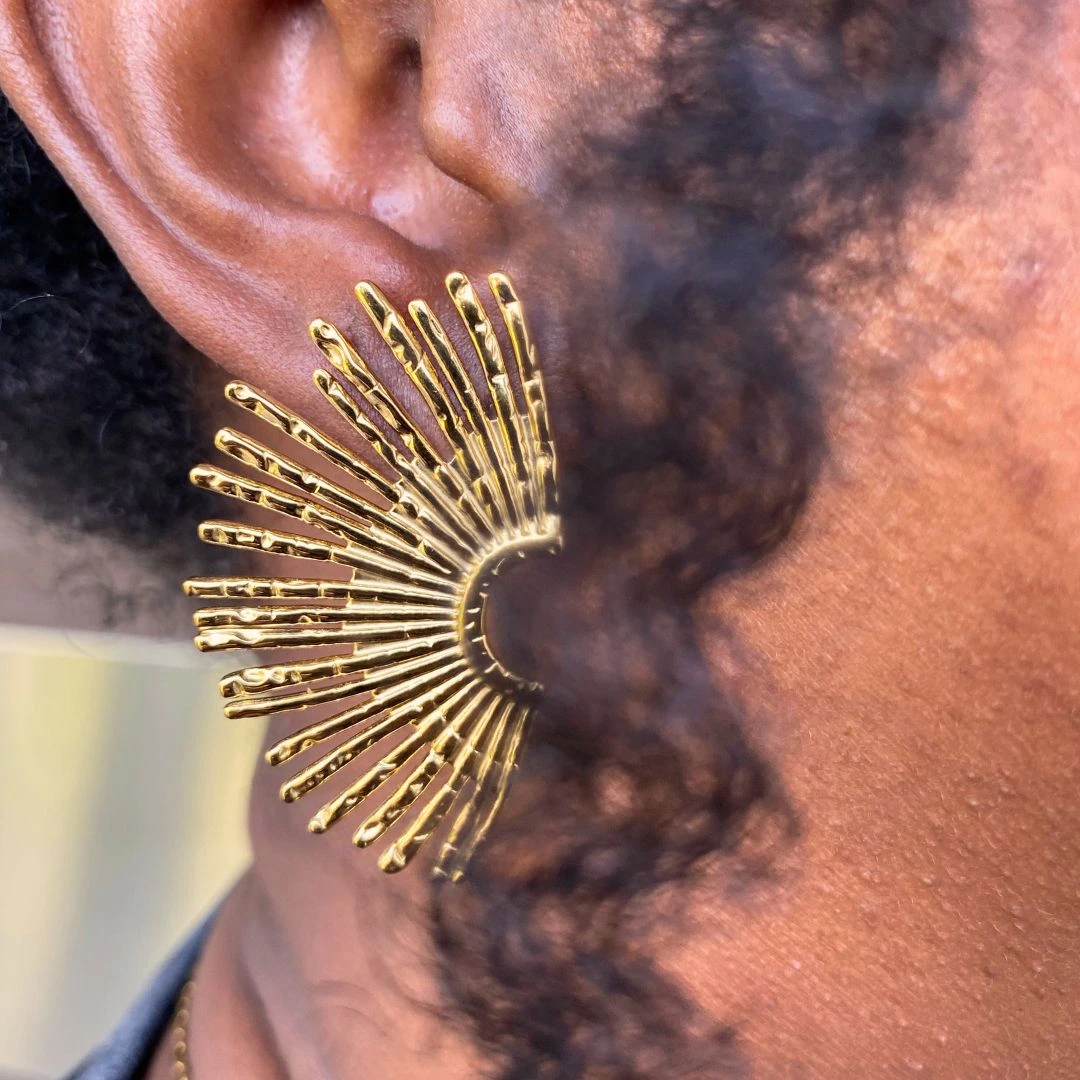Séraphine Stainless Steel Earrings - Image 2