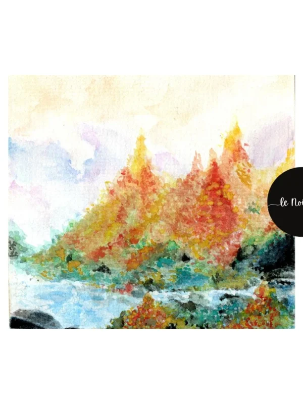 At Sunrise – Watercolor Painting